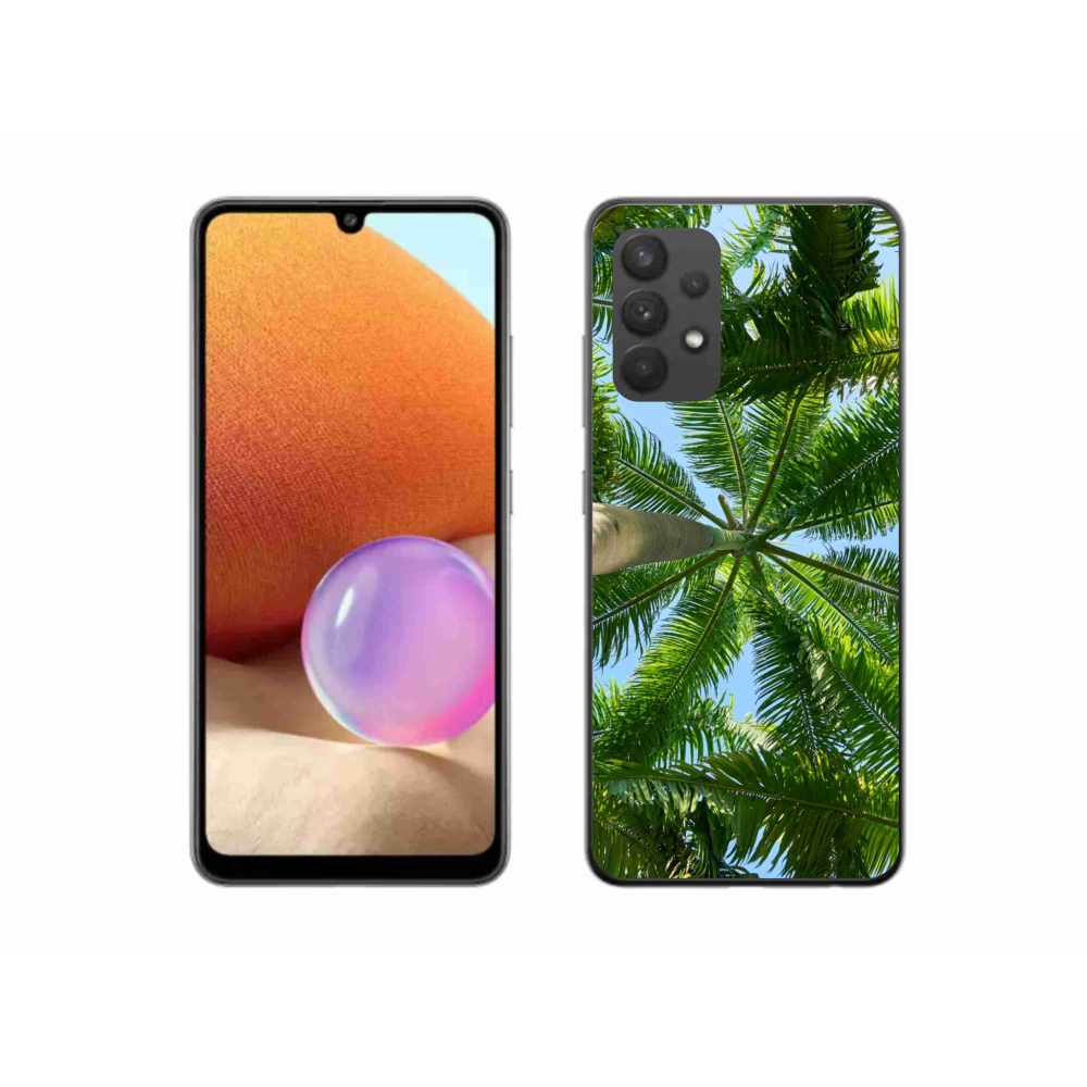 Gél borítás mmCase Samsung Galaxy A32 4G - pálmafa - Samsung Galaxy A32 4G - pálmafa