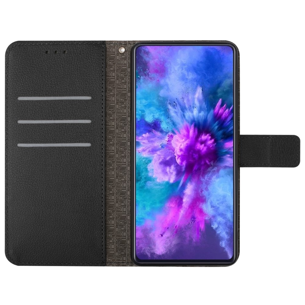 Fóliás könyvtáska Xiaomi Redmi A5 (173.45x79.35x8.45mm) - fekete