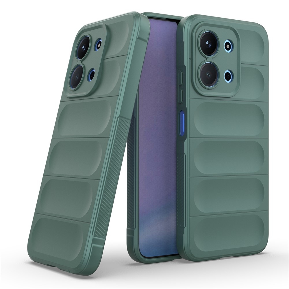 Rugg tartós gél tok Xiaomi Redmi 15C 4G (171mm)/Poco C85 4G (171mm) - zöld