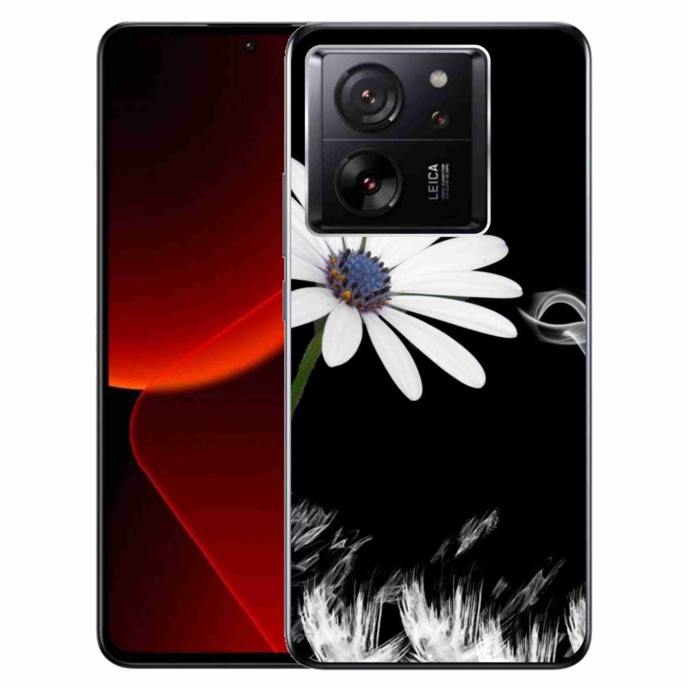 Gél borítás mmCase a Xiaomi 13T/13T Pro készülékhez - fehér virág