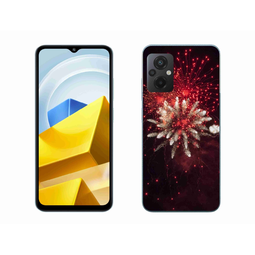 Gél borítás mmCase a Xiaomi Poco M5 4G-hez - tűzijáték