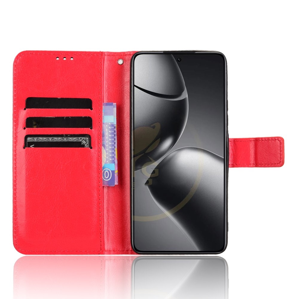 Őrült könyv tok a Xiaomi 14T Pro-hoz - piros