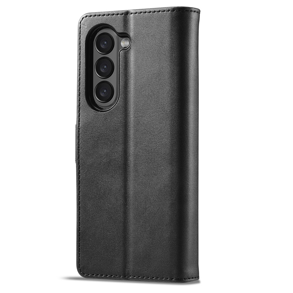 Imeeke könyvtáska Samsung Galaxy Z Fold5 5G - fekete
