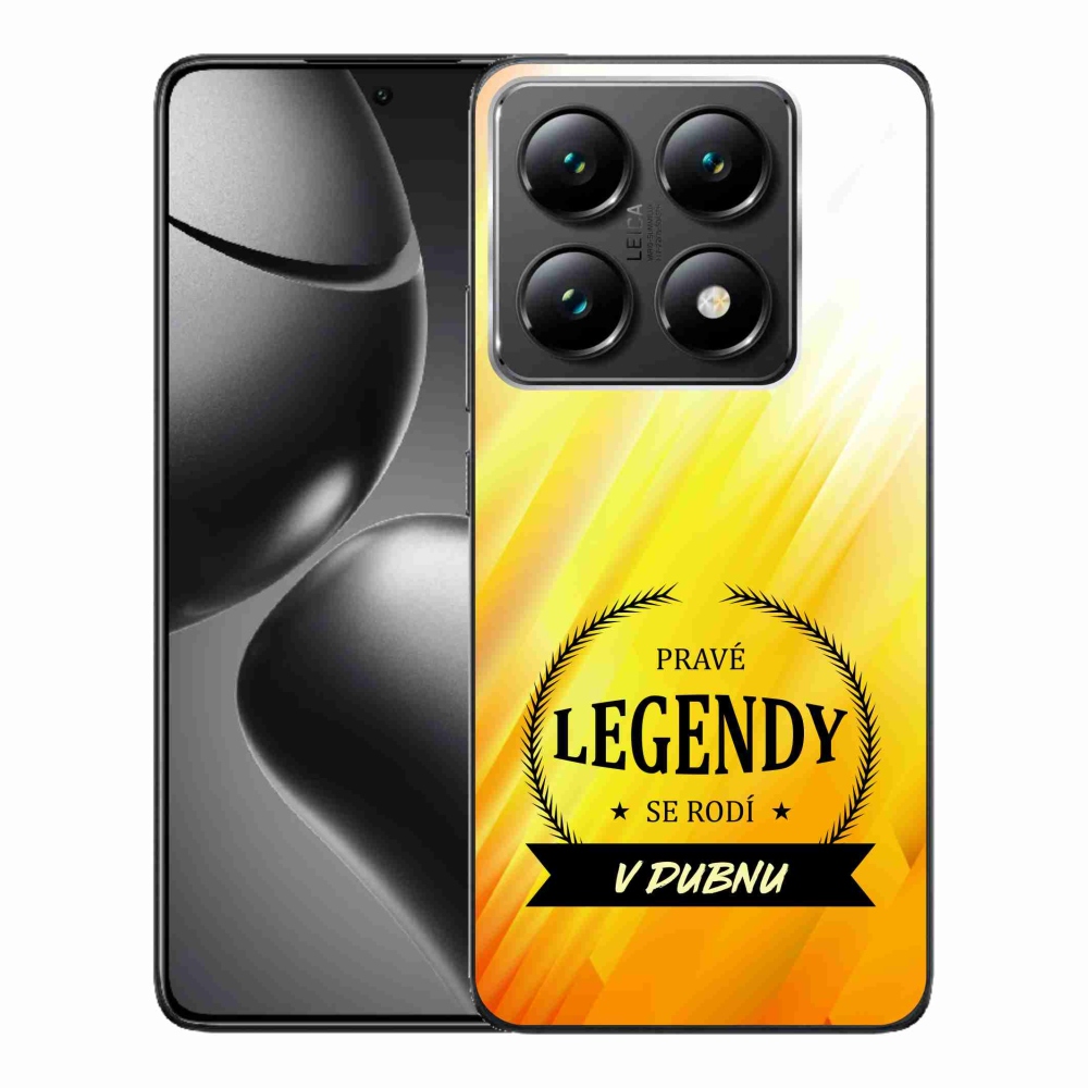 Gél borítás mmCase a Xiaomi 14T Pro-n - Április legendái sárga háttérrel