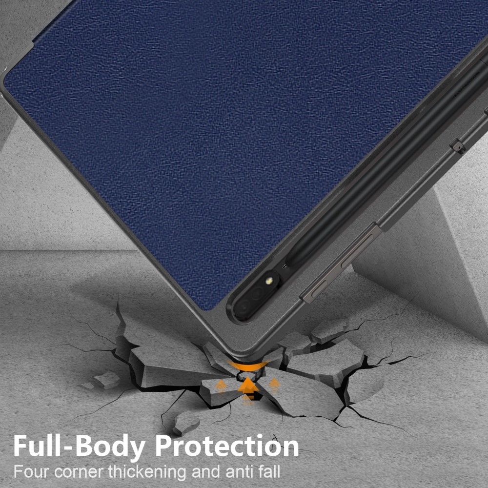 Ügyes záró tok Samsung Galaxy Tab S9 Ultra/Tab S10 Ultra - sötétkék
