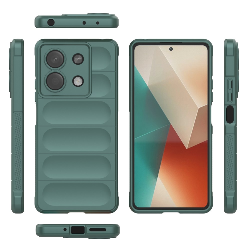 Rugg tartós zselés tok Xiaomi Redmi Note 13 5G - zöld