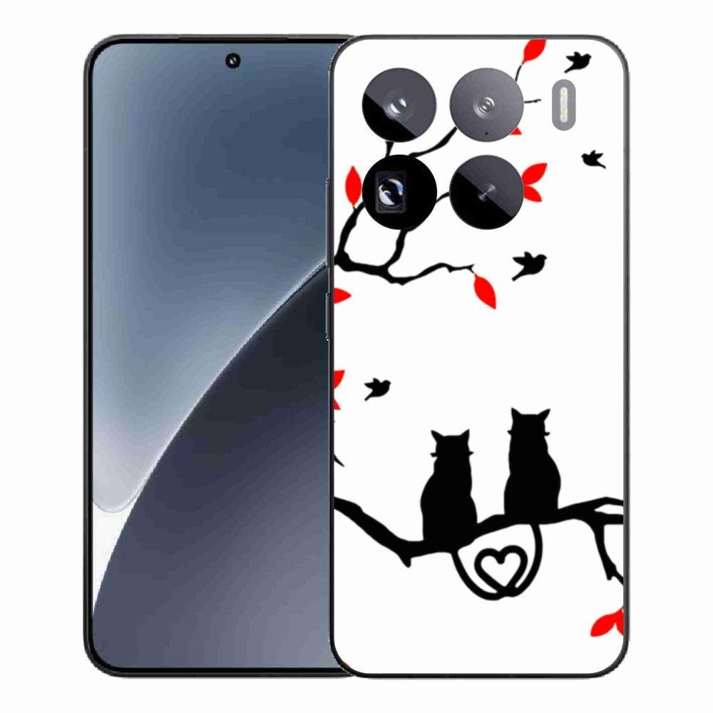 Gél borítás mmCase a Xiaomi 15 Pro számára - macska szeretet