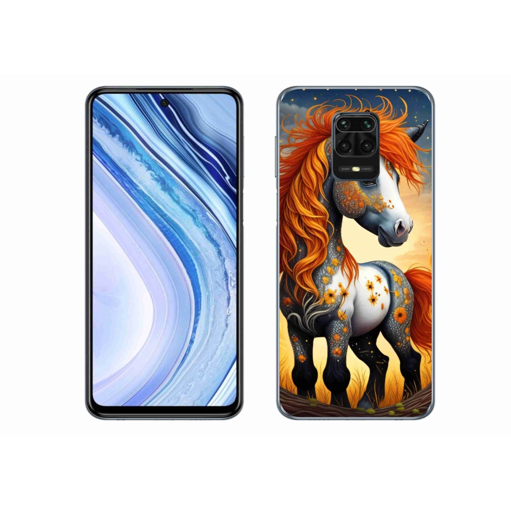 Gél borítás mmCase a Xiaomi Redmi Note 9S-hez - színes póni