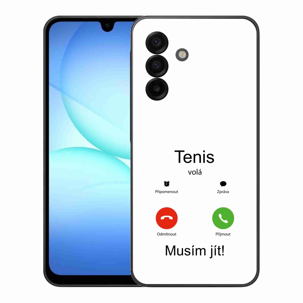 Gél borítás mmCase Samsung Galaxy A17 4G/5G - tenisz hívások fehér háttérrel