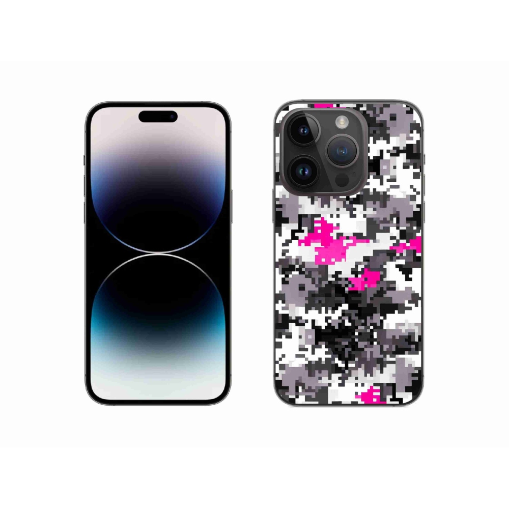 Zselés borítás mmCase iPhone 14 Pro készülékhez - terepszínű minta 4