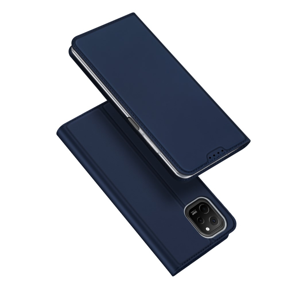 DUX könyvtáska Huawei Nova Y61-hez - sötétkék