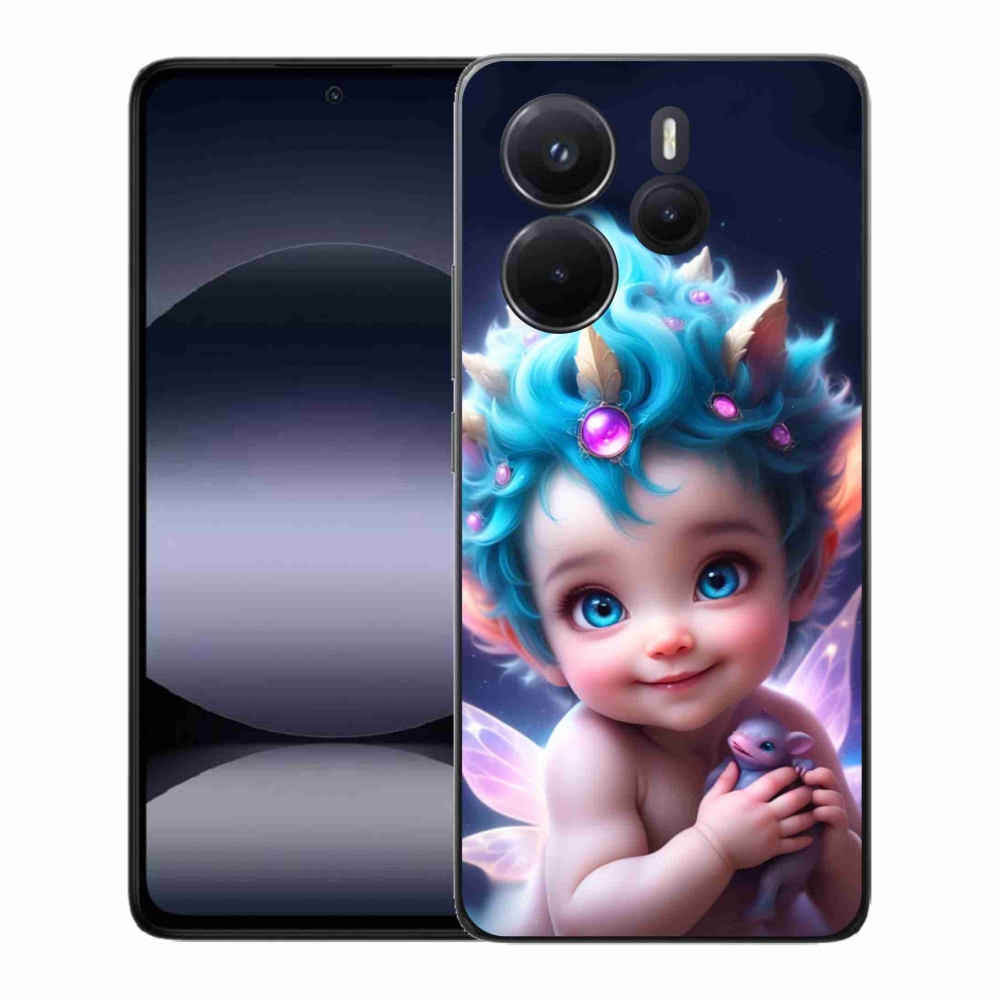 Gél borítás mmCase a Xiaomi Redmi Note 14-hez - baba pillangószárnyakkal