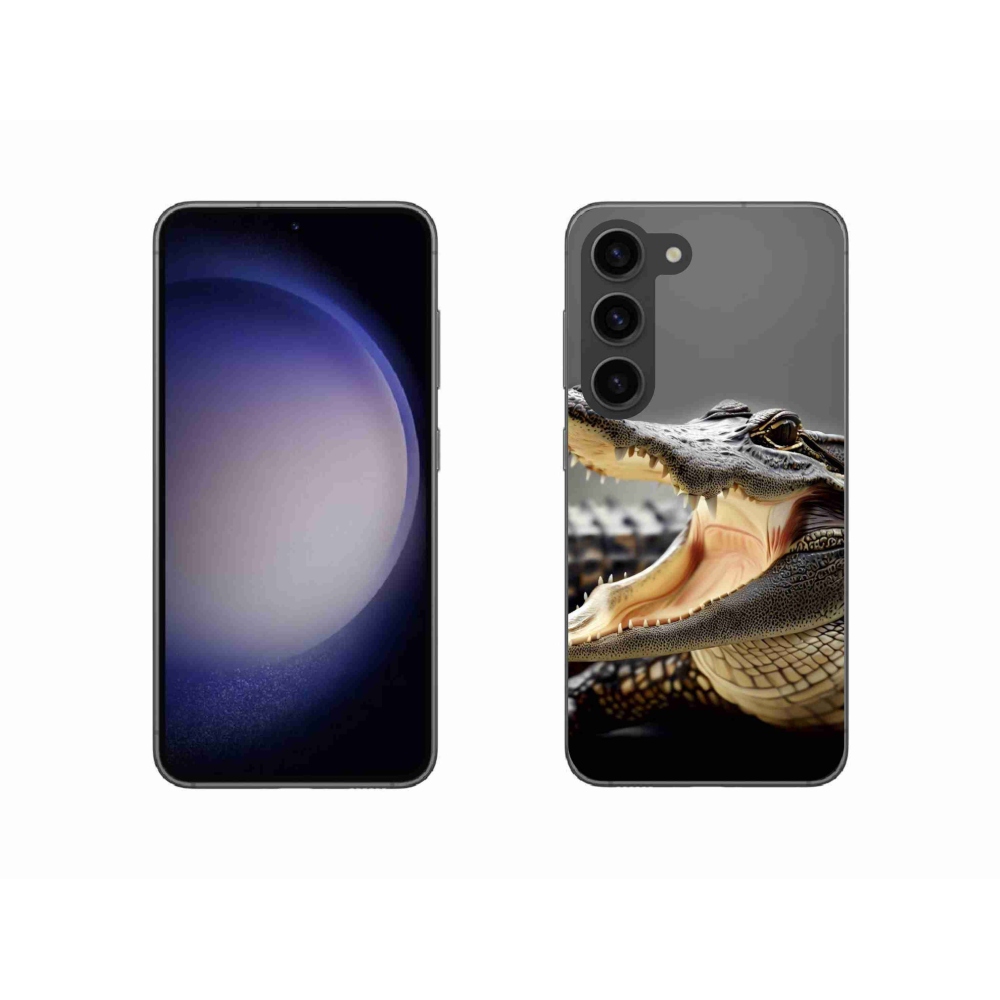 Zselés borítás mmCase Samsung Galaxy S23 5G - krokodil