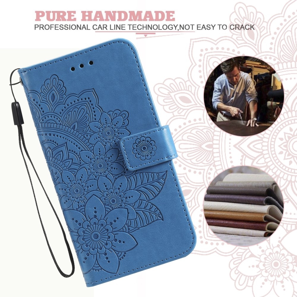 Mandala könyv tok Xiaomi Redmi A3-hoz - kék
