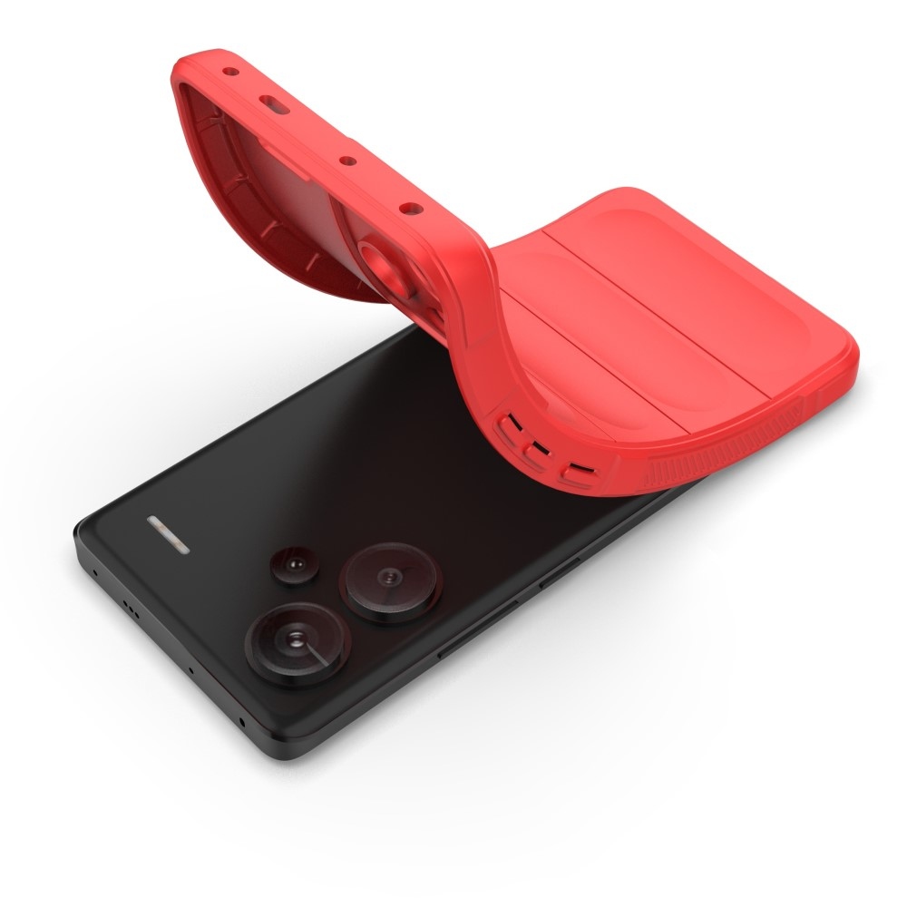 Rugg tartós zselés tok Xiaomi Redmi Note 13 Pro+ 5G - piros