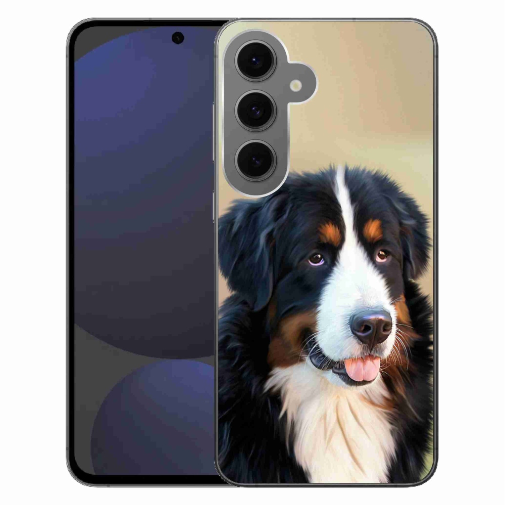 Gél tok mmCase Samsung Galaxy S24 FE készülékhez - Berni hegyi kutya