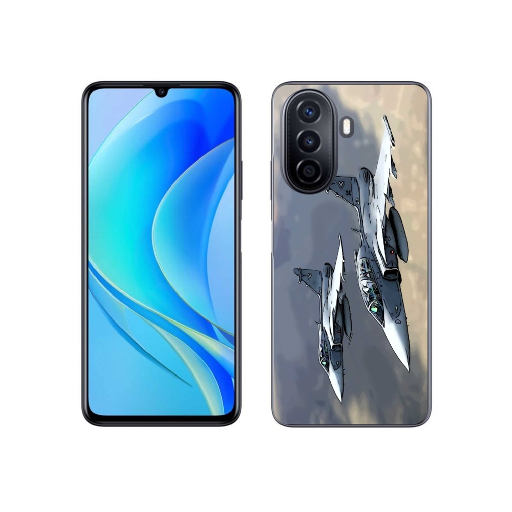 Gél borítás mmCase a Huawei Nova Y70-hez - vadászrepülők