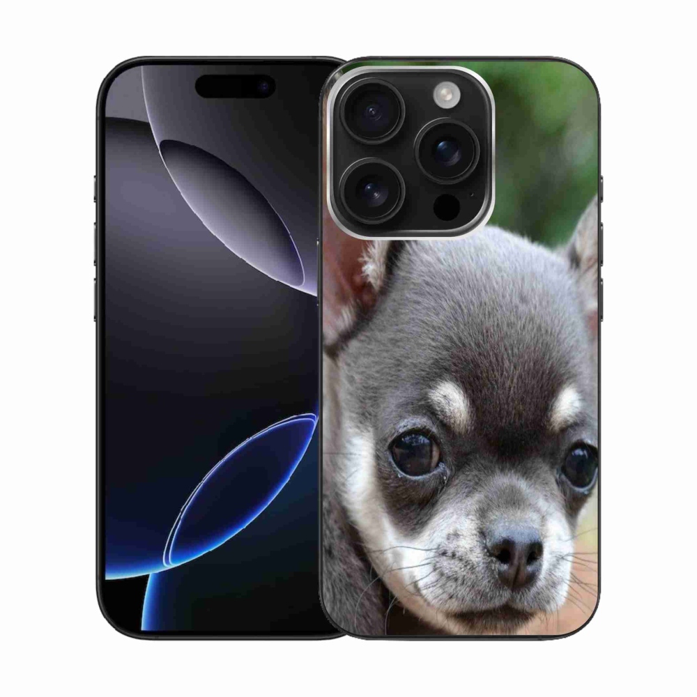 Gél tok mmCase iPhone 16 Pro készülékhez - chihuahua