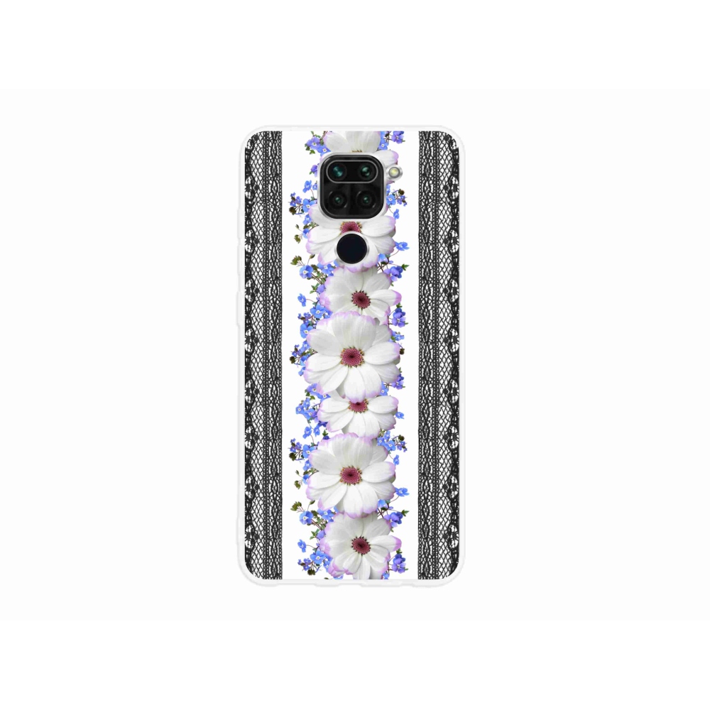 Gél borító mmCase a Xiaomi Redmi Note 9 - virágok 8