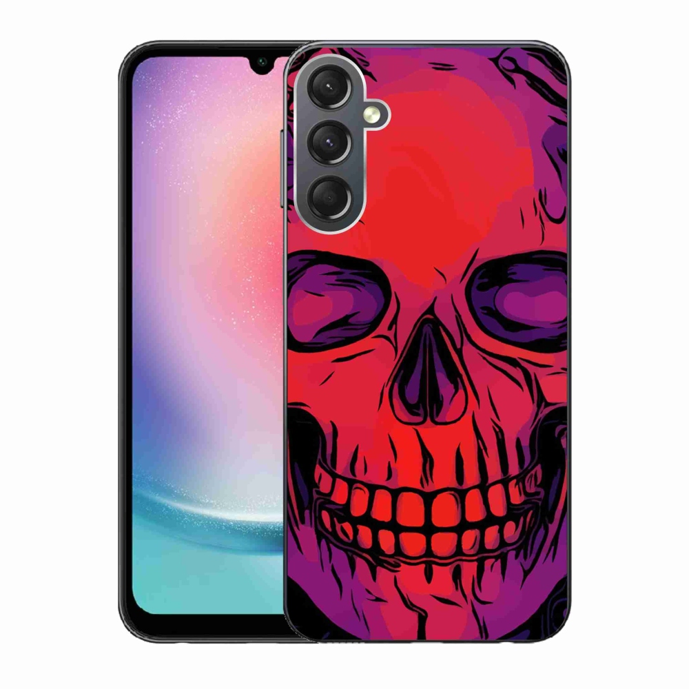 Gél tok mmCase a Samsung Galaxy A24 készülékhez - koponya