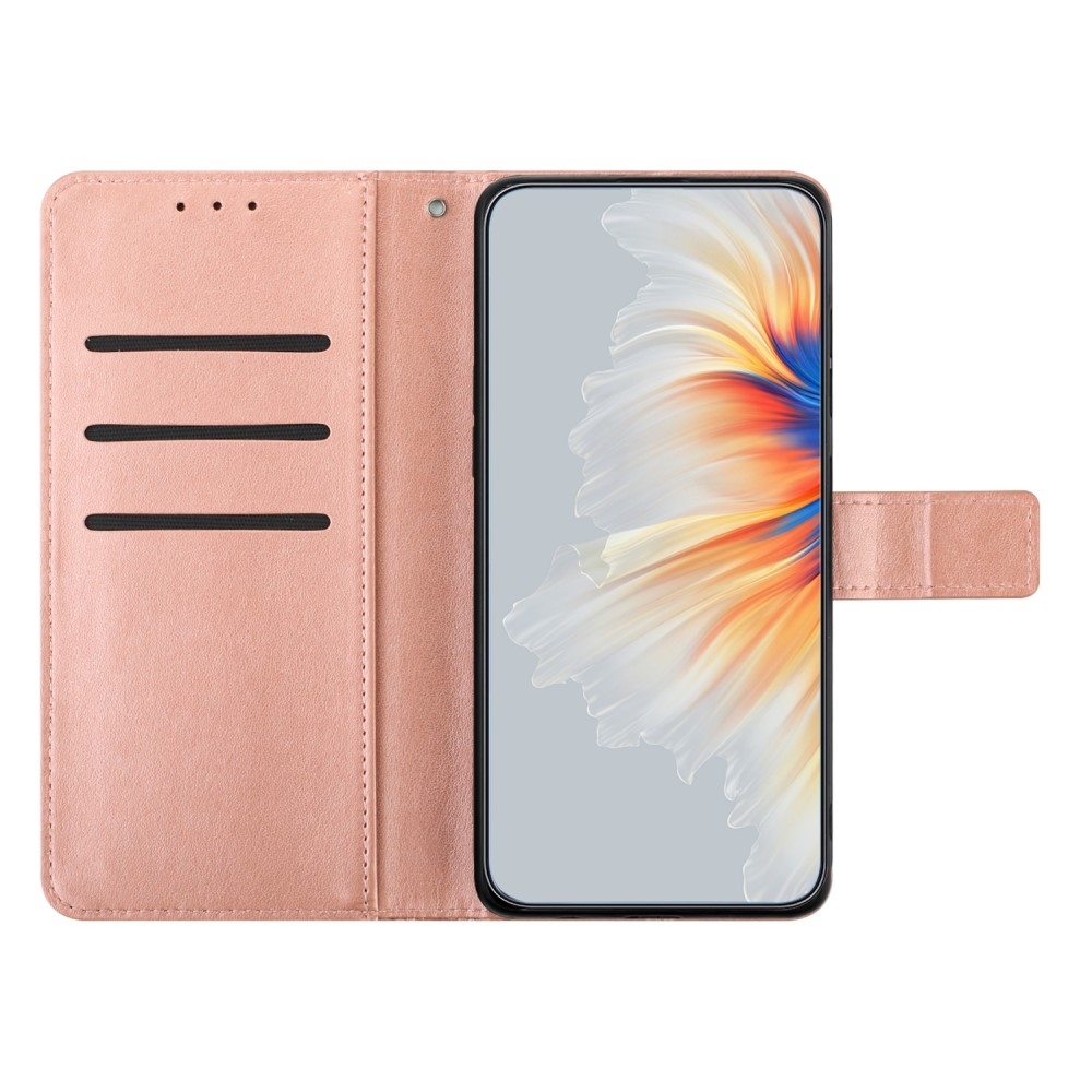 Mandala könyv tok Xiaomi Redmi 13C 5G - rózsa arany