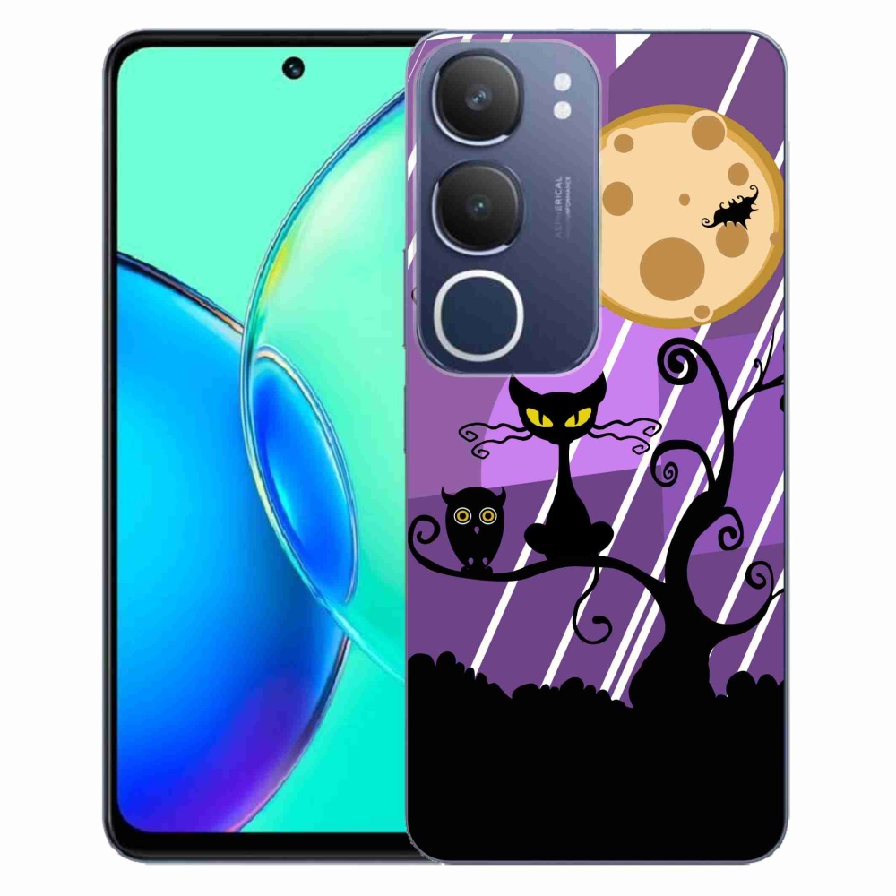 Gél borítás mmCase a Vivo Y19s számára - halloween