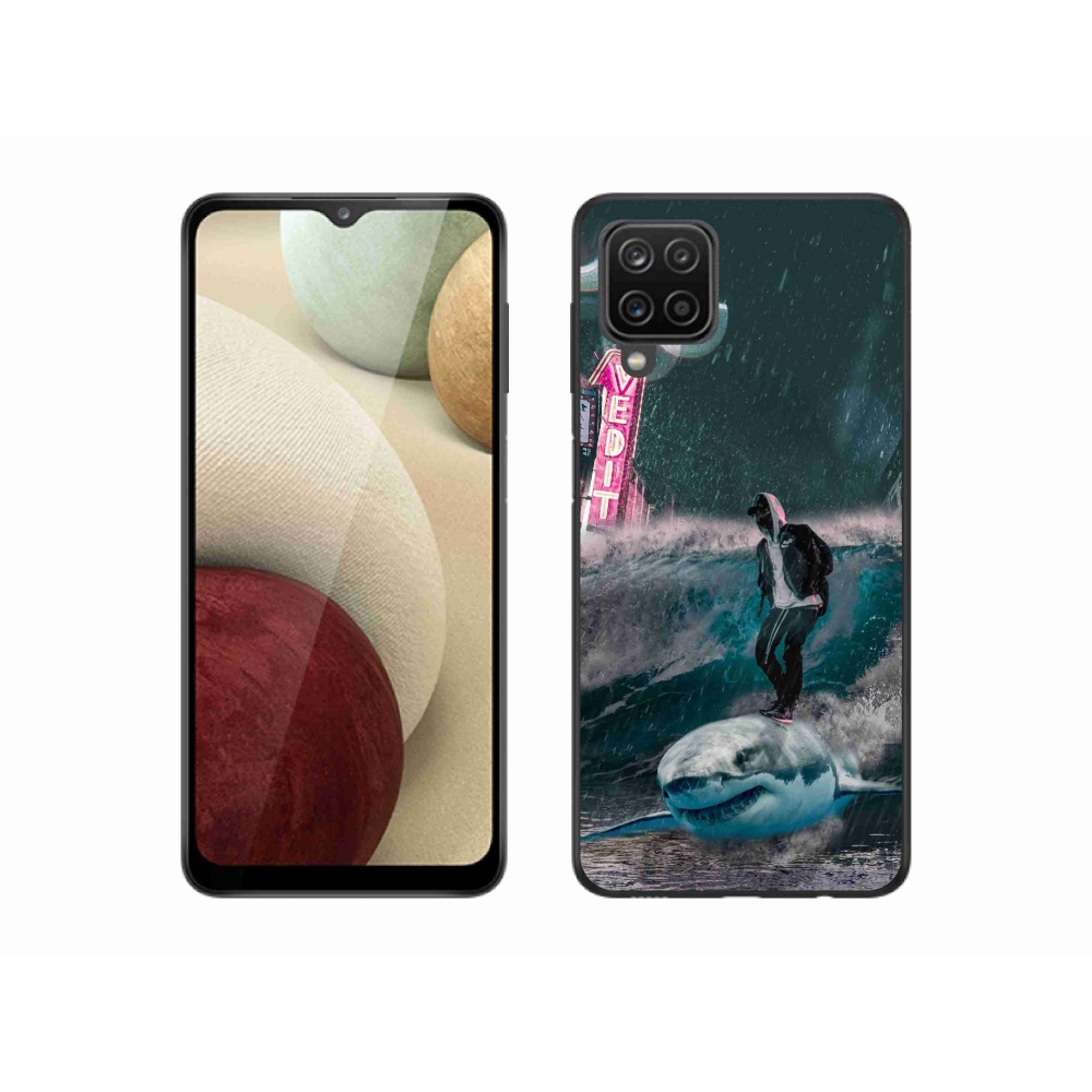 Gél védőhuzat mmCase Samsung Galaxy M12 - cápa