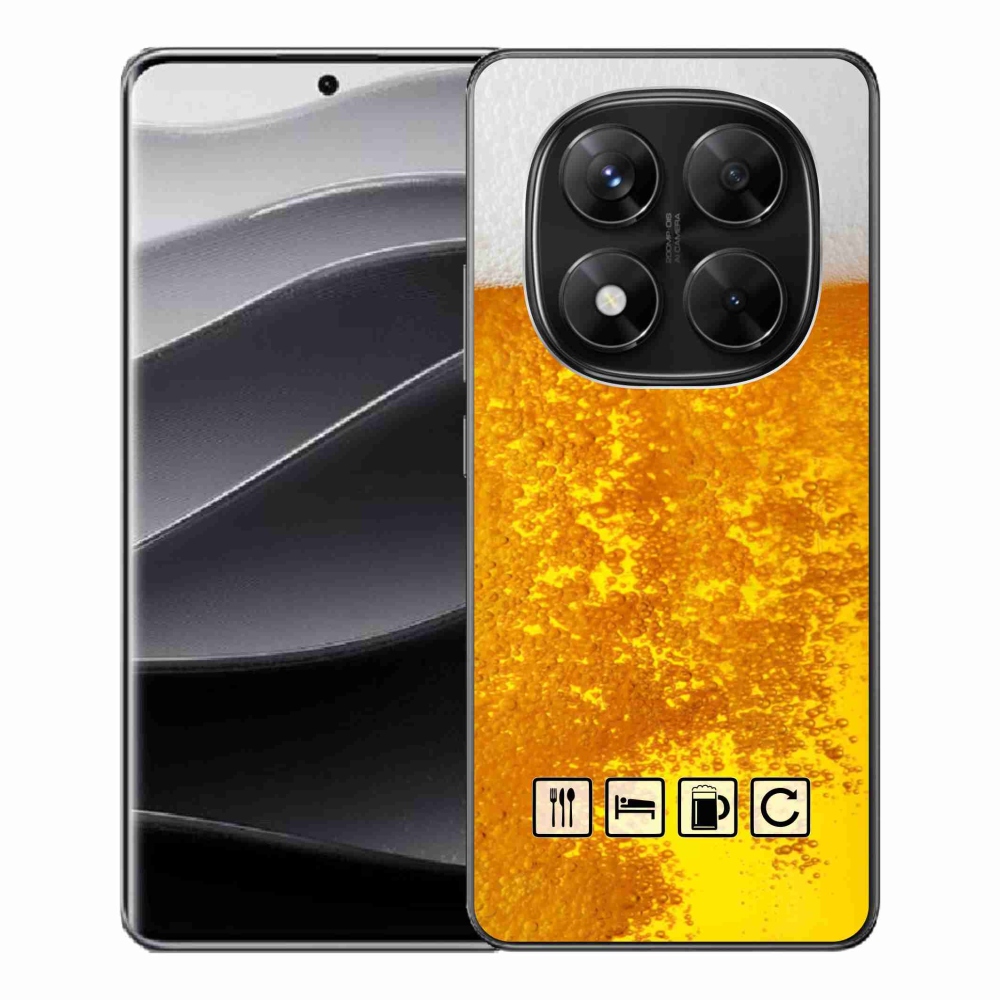 Gél borítás mmCase a Xiaomi Redmi Note 14 Pro 5G/Poco X7 5G számára - sör motívum 3