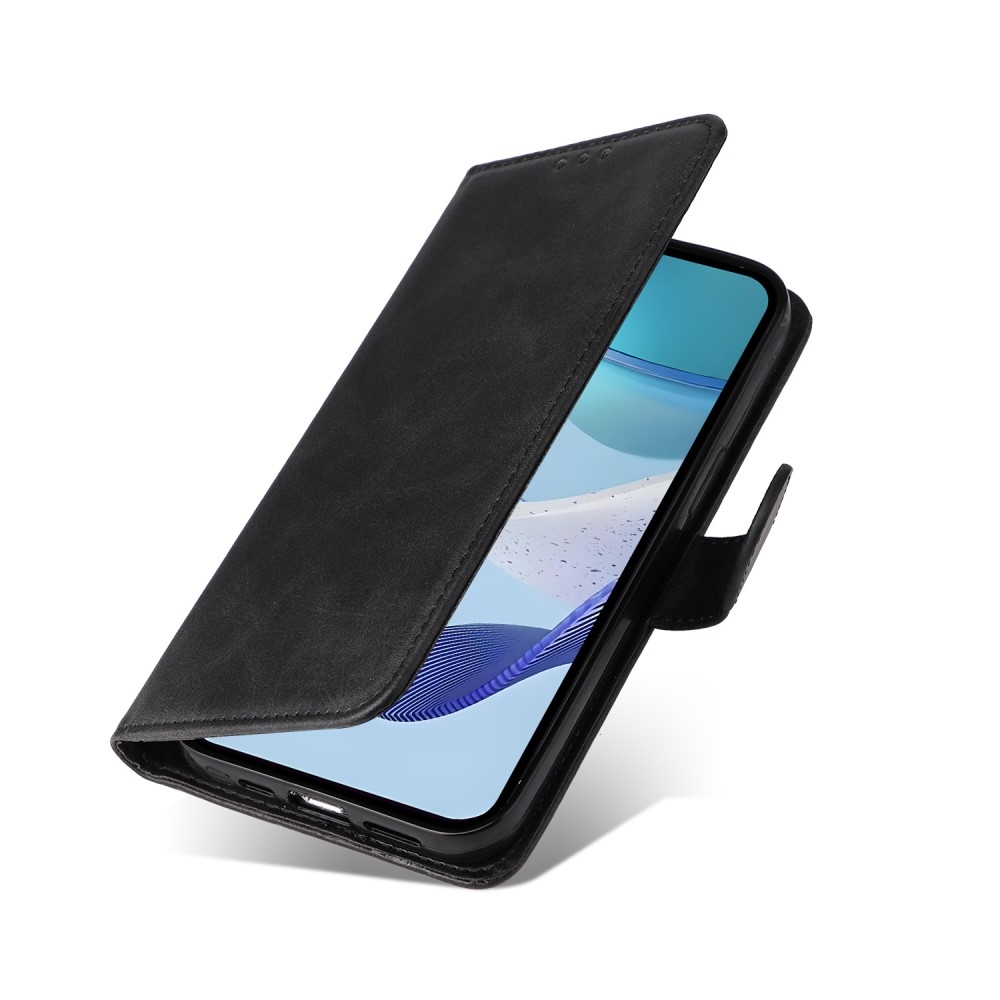 Könyvtáska a Realme 14x 5G/Realme C75 készülékhez - fekete