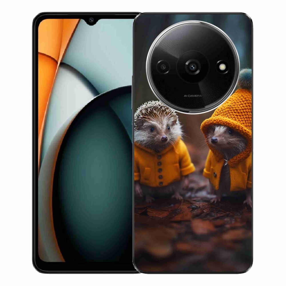 Gél borítás mmCase a Xiaomi Redmi A3-hoz - sünök