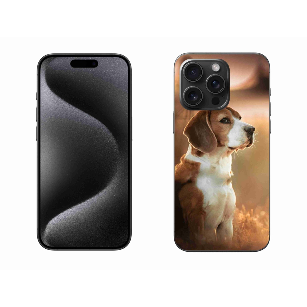 Gél védőburkolat mmCase iPhone 15 Pro Max készülékhez - bézs színű
