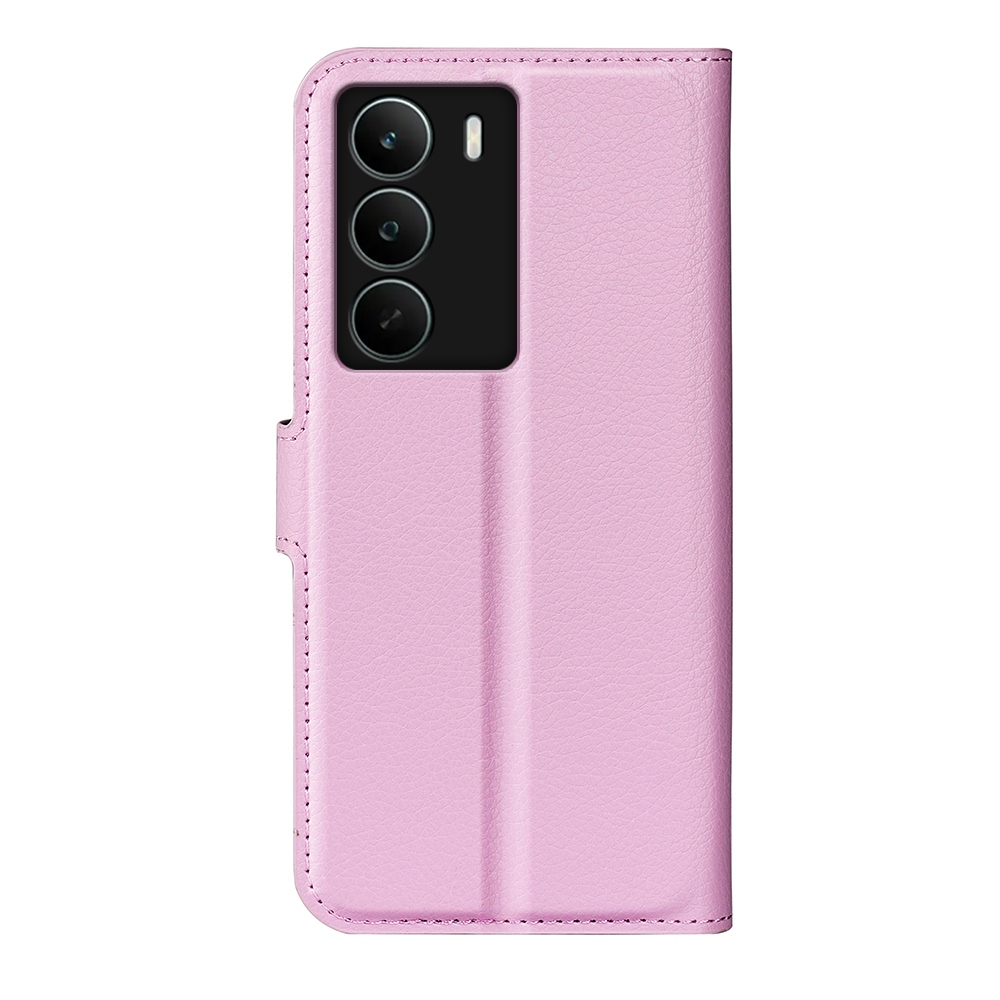 Litchi könyvtáska a Realme C71 készülékhez - rózsaszín