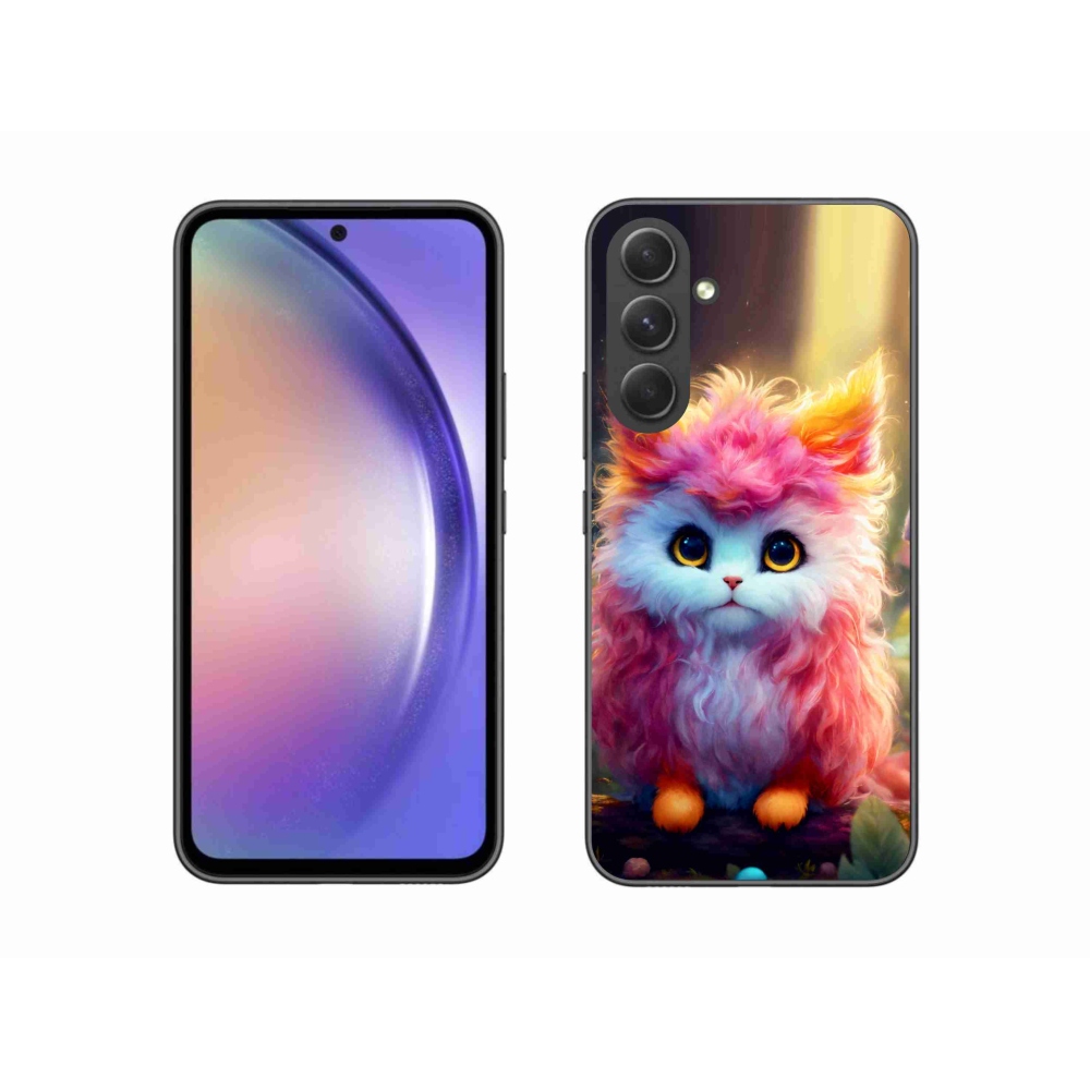 Gél borítás mmCase Samsung Galaxy A54 5G - aranyos cica 5