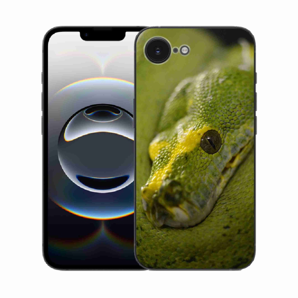 Zselés borítás mmCase iPhone 16e készülékhez - kígyó 2