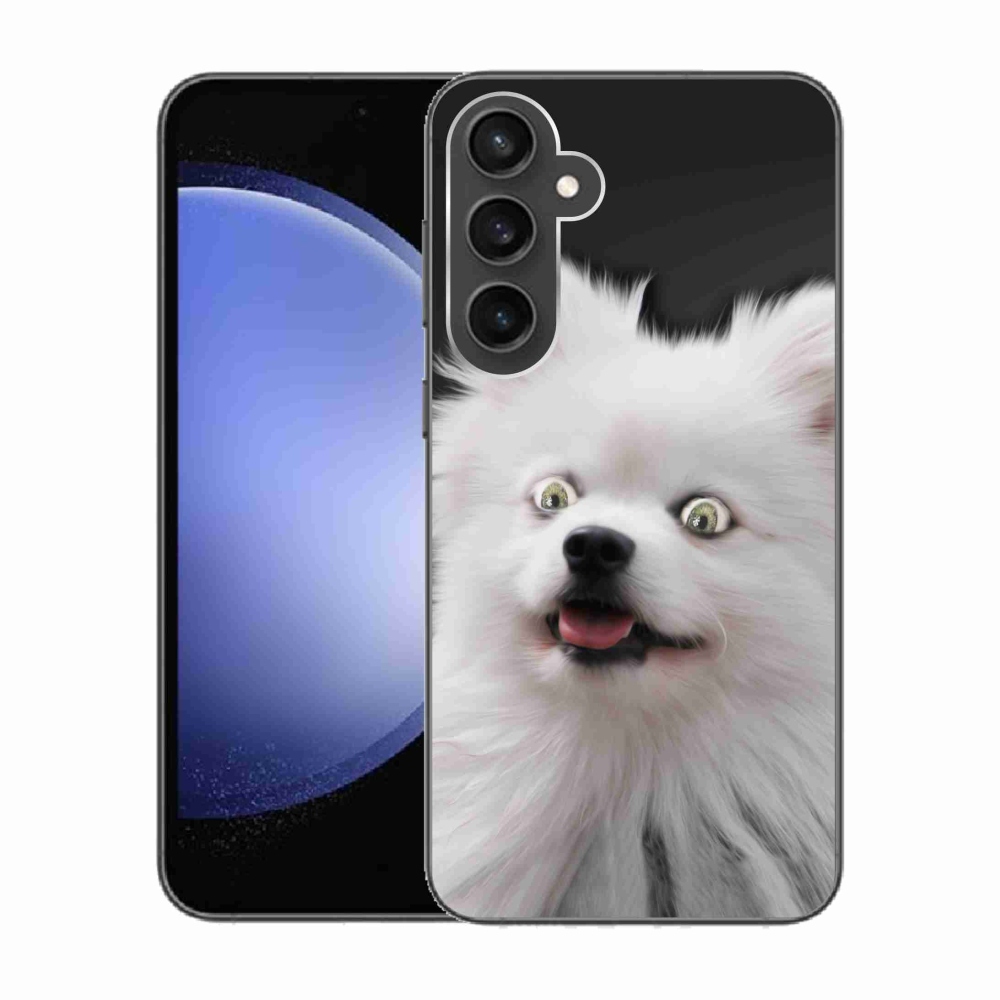 Zselés borítás mmCase Samsung Galaxy S23 FE készülékhez - fehér tipp