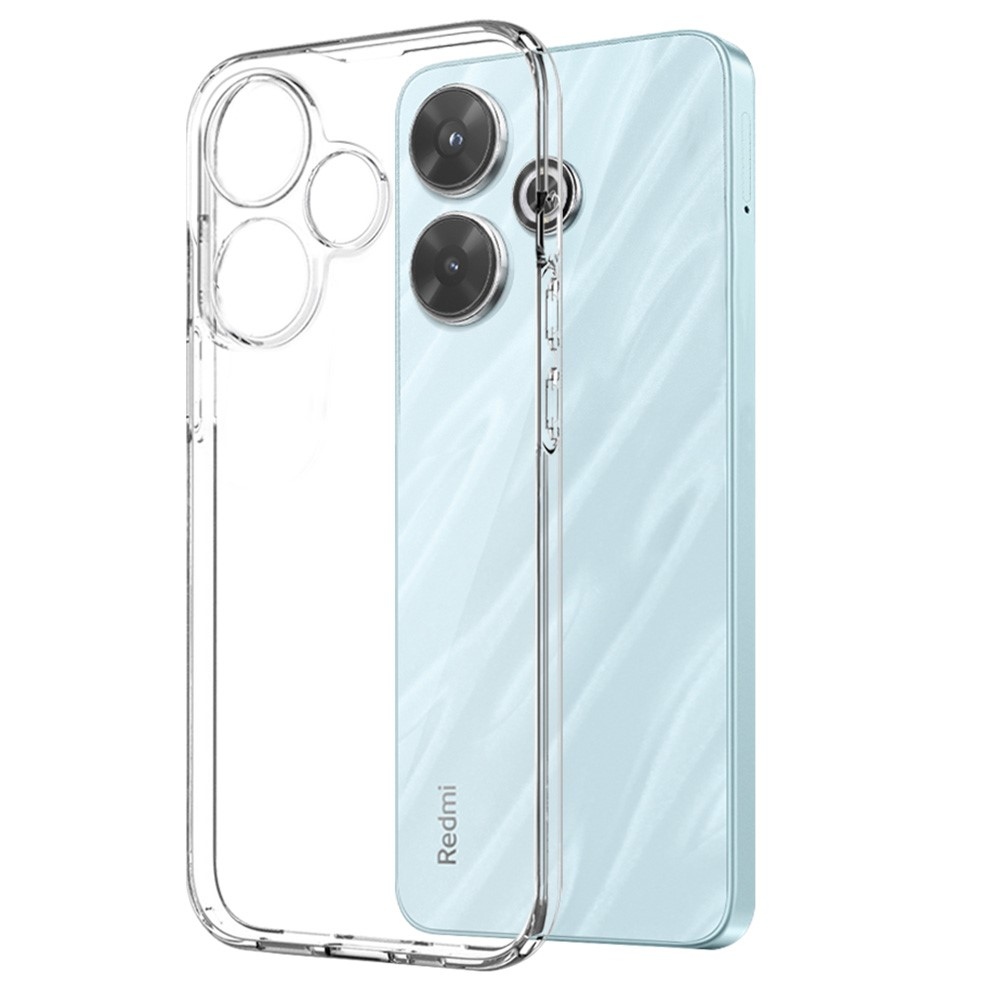 NORTHJO átlátszó zselés tok + edzett üveg Xiaomi Redmi 13 4G/5G - átlátszó