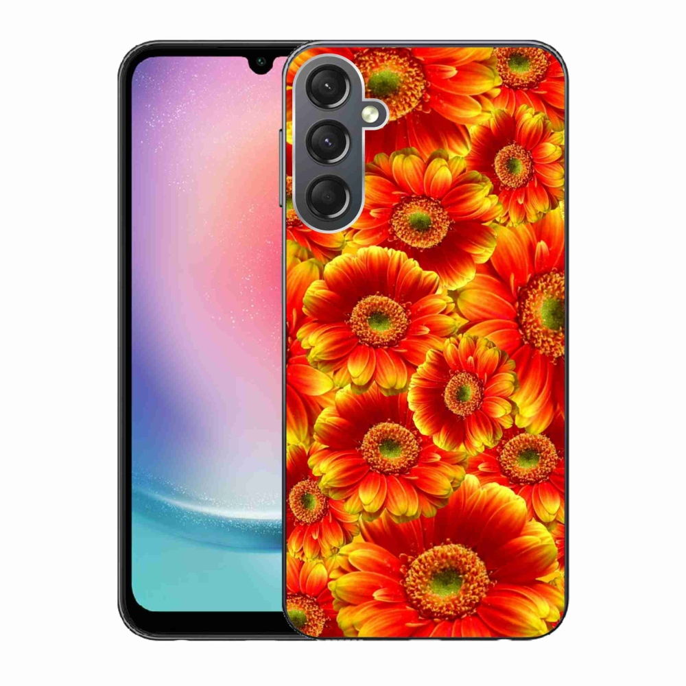 Gél borítás mmCase Samsung Galaxy A24 készülékhez - gerbera 1