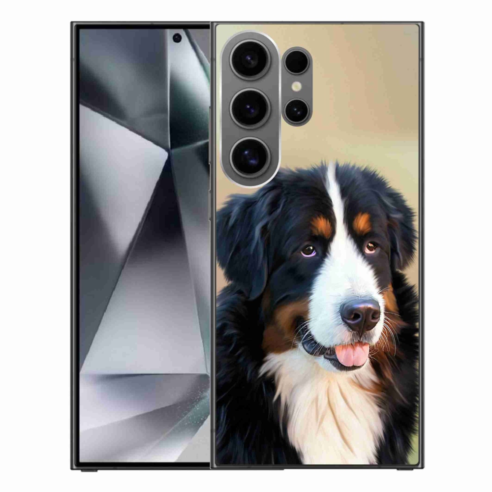 Gél tok mmCase Samsung Galaxy S24 Ultra készülékhez - Berni hegyi kutya