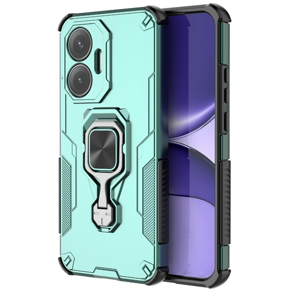 Lyukálló borítás a Xiaomi Poco F7 5G készülékhez - kék-zöld