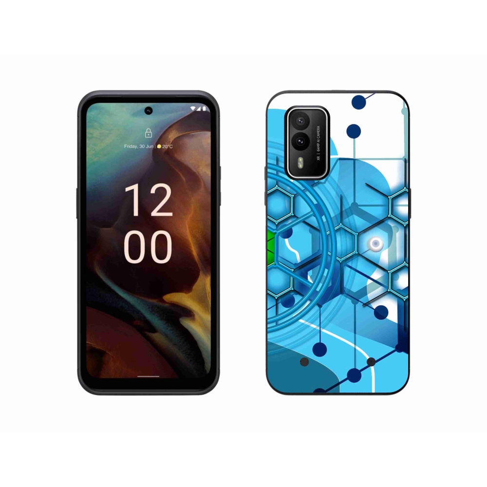 Zselés borítás mmCase a Nokia XR21 készülékhez - absztrakt minta 2