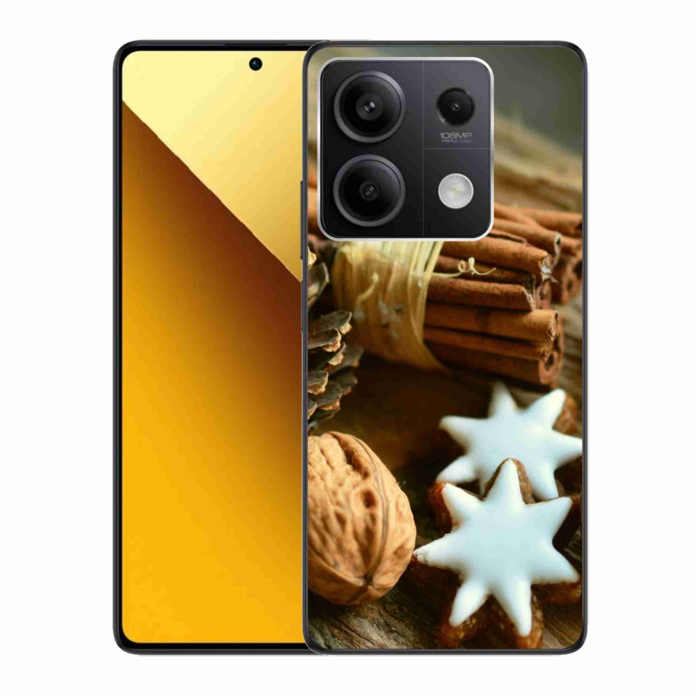 Gél borítás mmCase a Xiaomi Redmi Note 13 5G számára - fahéj és mézeskalács