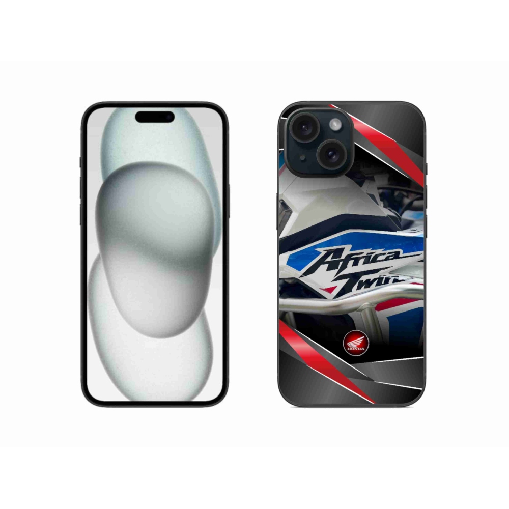 Zselés borítás mmCase iPhone 15-hez - motoros honda