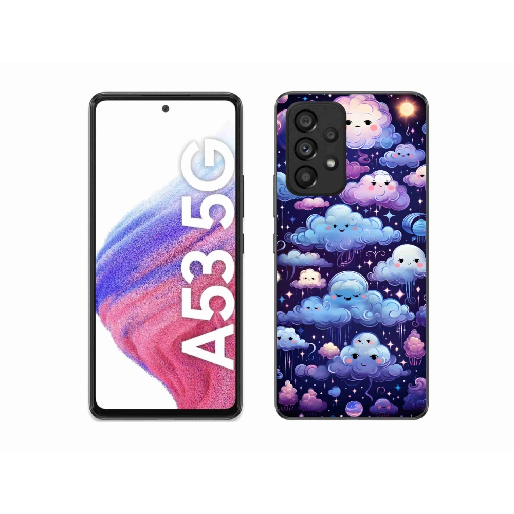 Zselés borítás mmCase Samsung Galaxy A53 5G - felhők