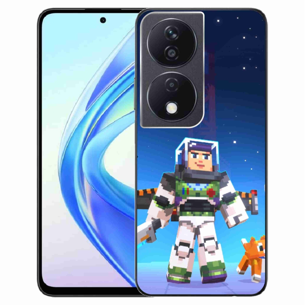 Gél borítás mmCase a Honor X7b/Honor 90 Smart készülékhez - minecraft 2