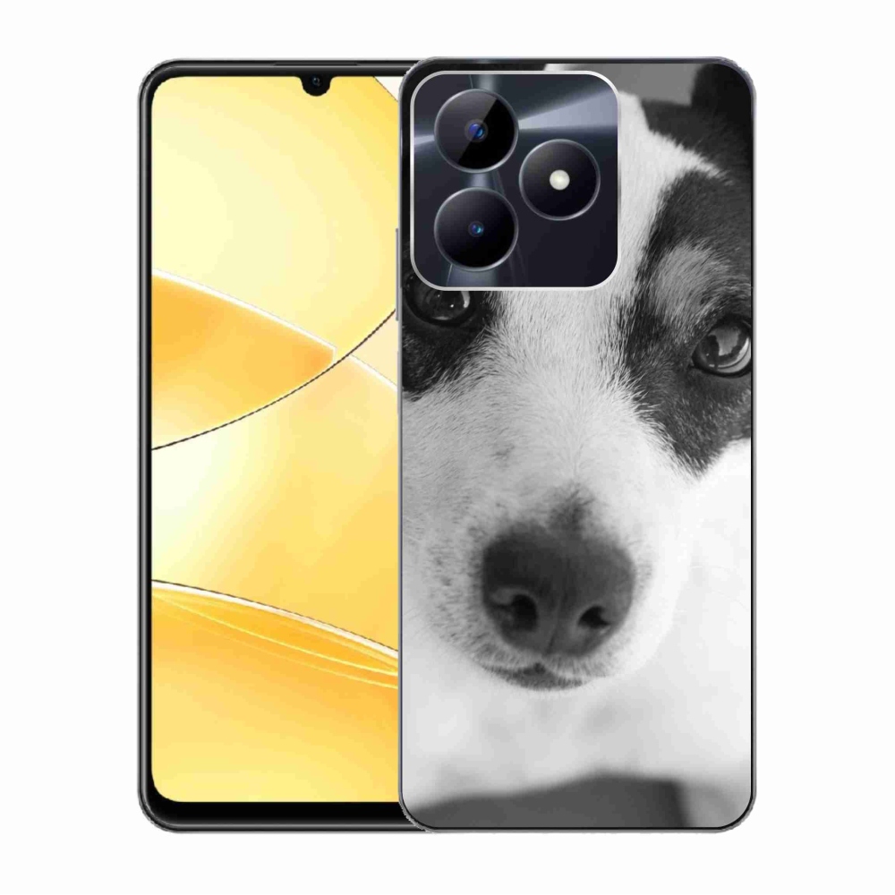Zselés tok mmCase a Realme C51/C53 készülékhez - kutya