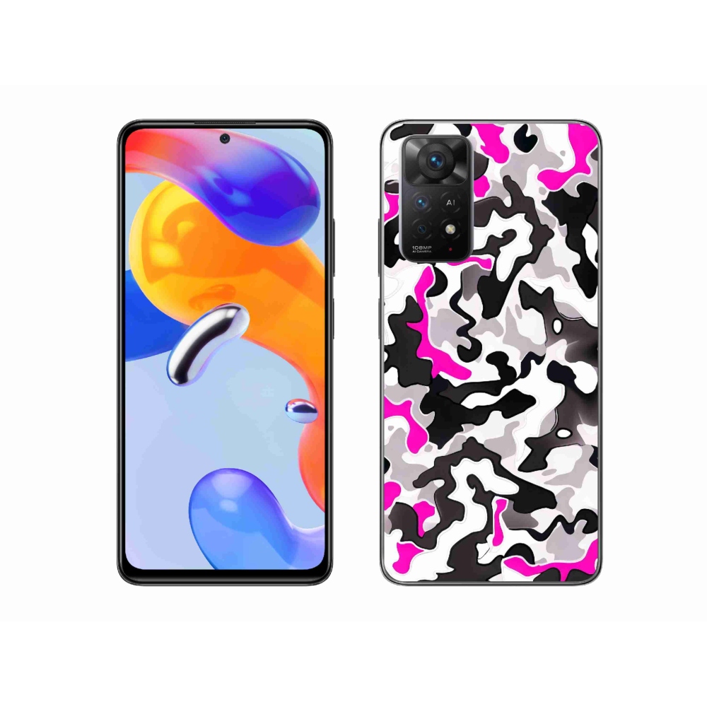 Zselés borítás mmCase a Xiaomi Redmi Note 11 Pro 4G/5G számára - álcázó minta 5
