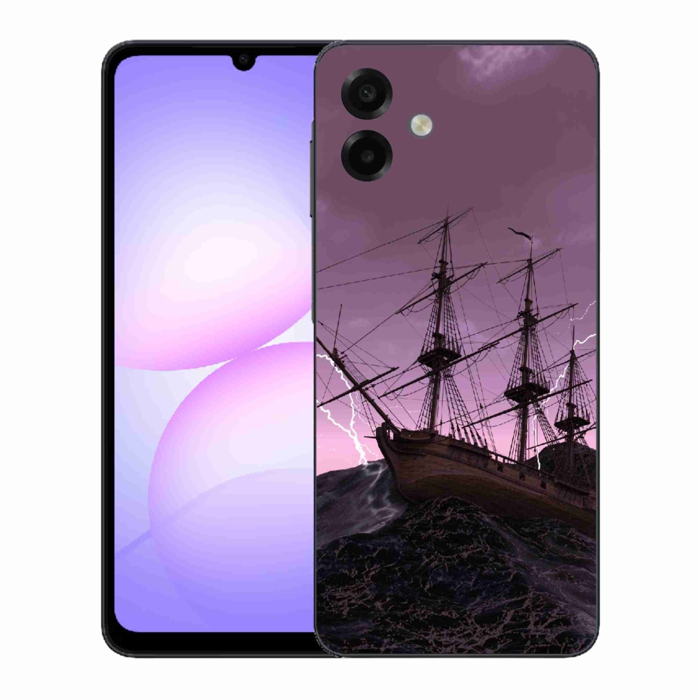 Zselés borítás mmCase Samsung Galaxy A07 4G - hajó a viharban