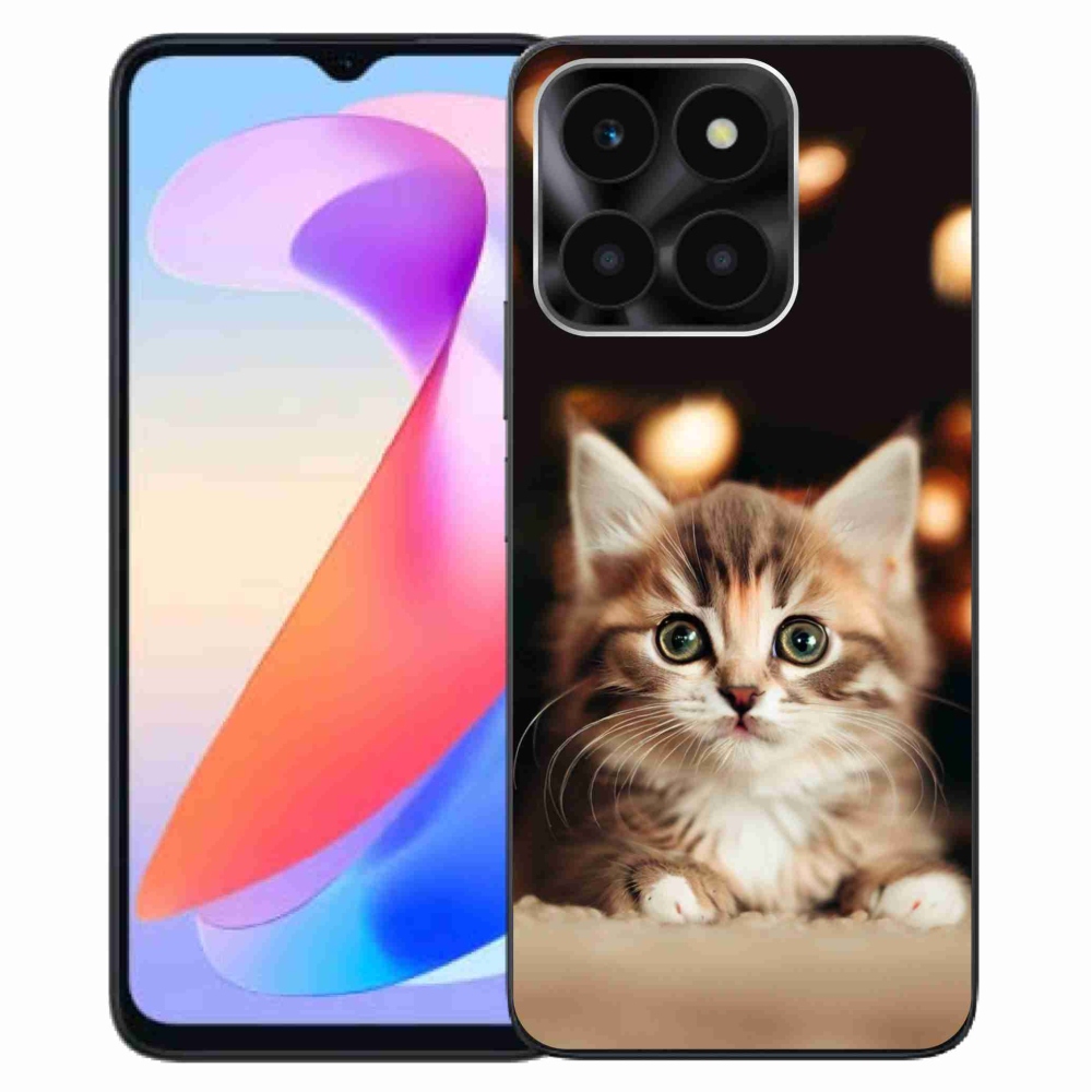 Gél borítás mmCase a Honor X6a számára - aranyos cica 2