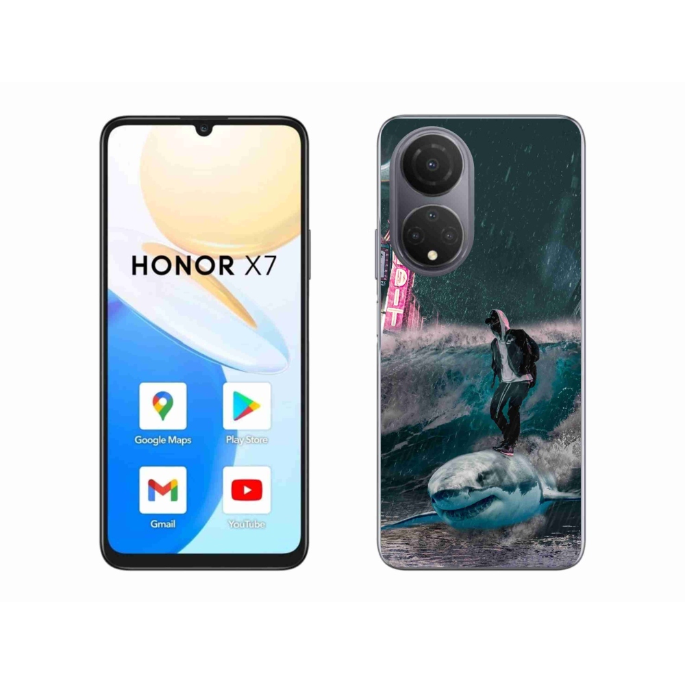 Zselés borítás mmCase a Honor X7-hez - cápa