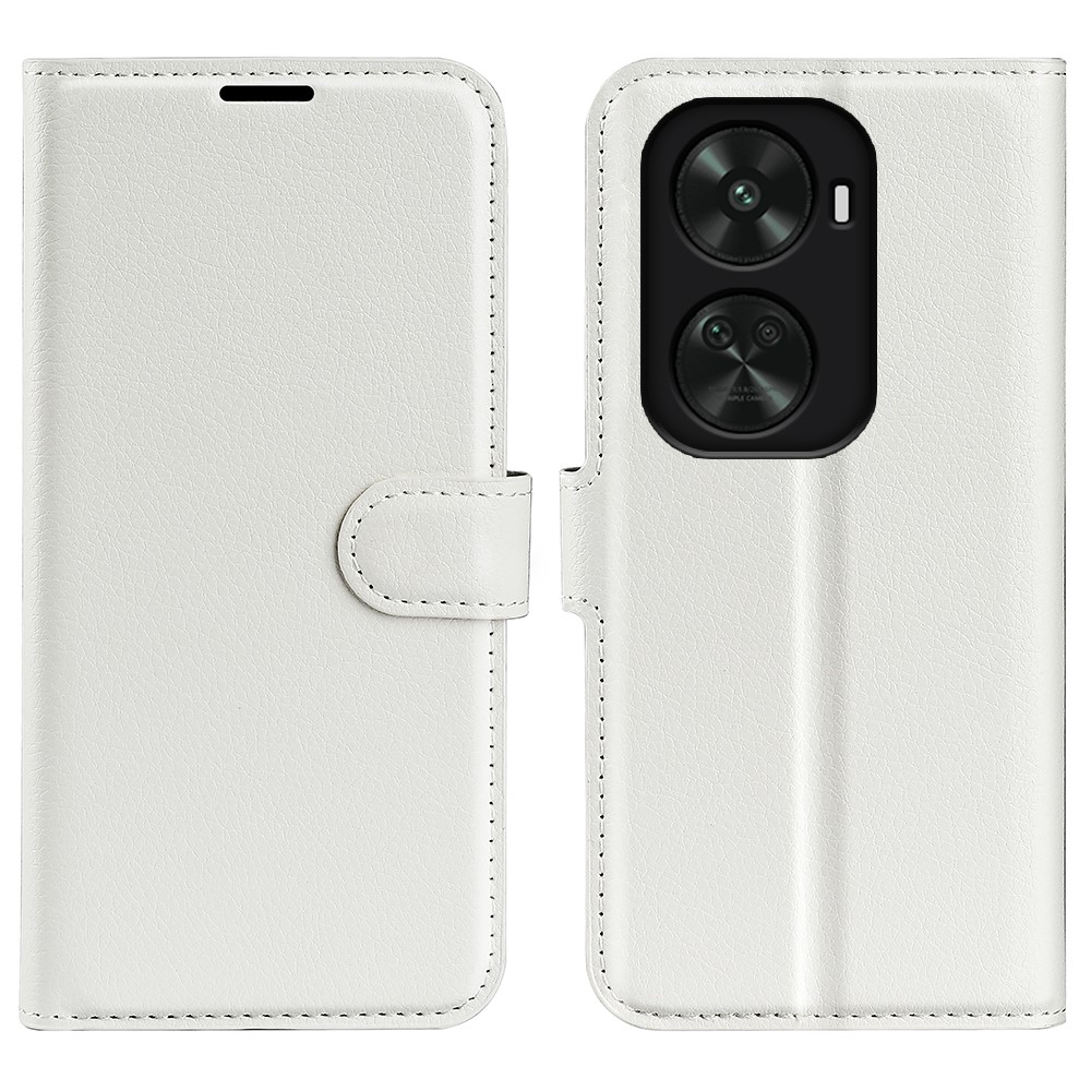 Litchi könyv tok Huawei Nova 12 SE-hez - fehér